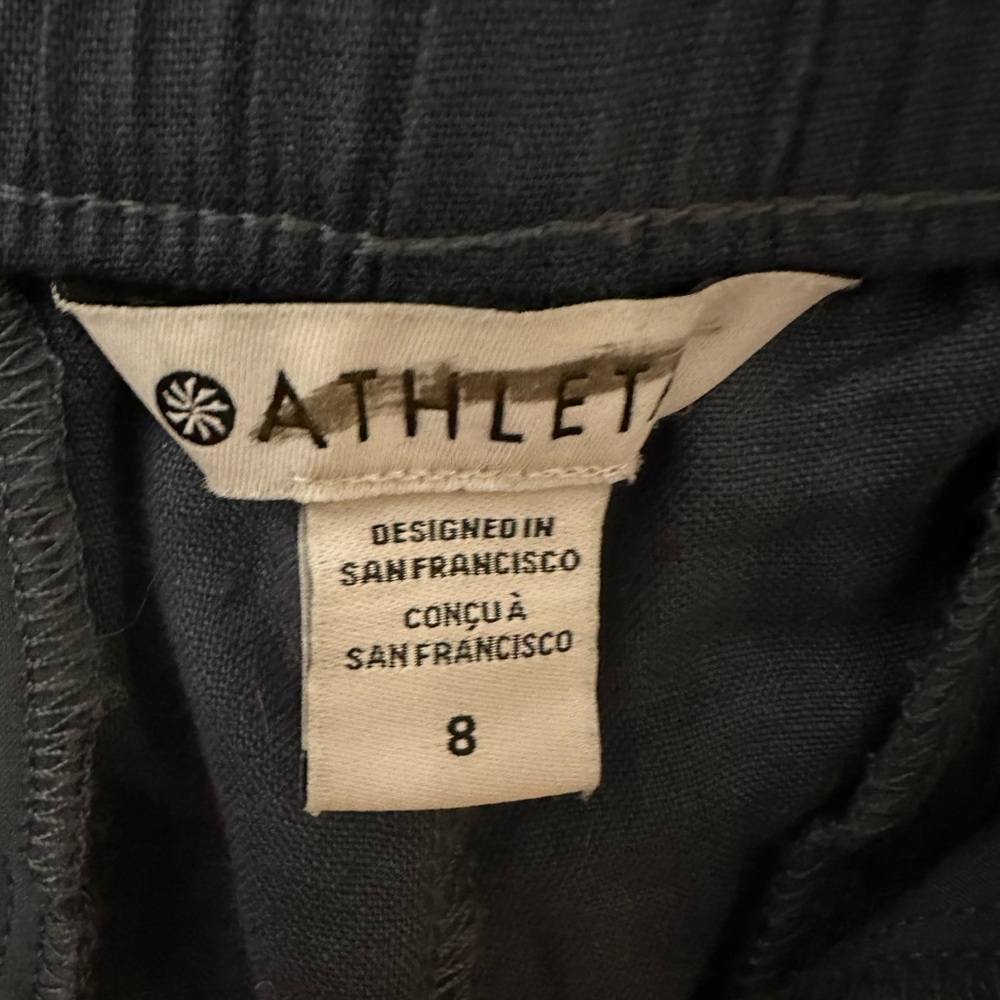 Athleta Voyager Linen Short Sz 8 - Picture 6 of 7